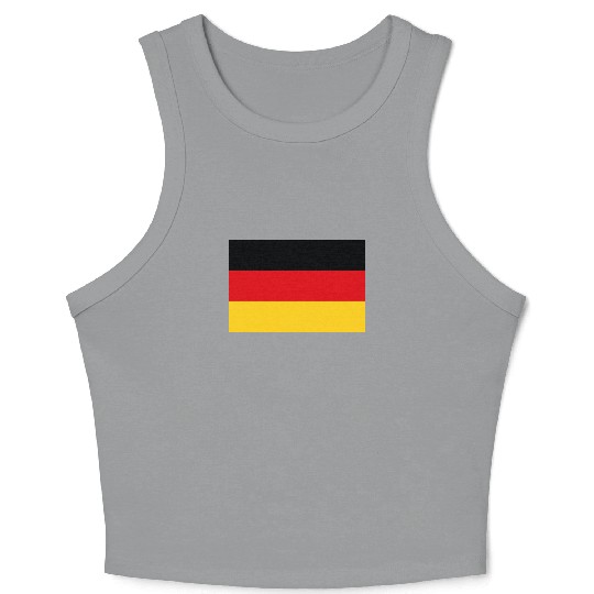 Official Germany Flag German Country Pride Crop Tank Top