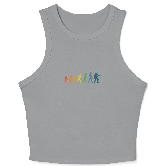 Hiking Evolution Mountains Mountaineering Climbing Crop Tank Top