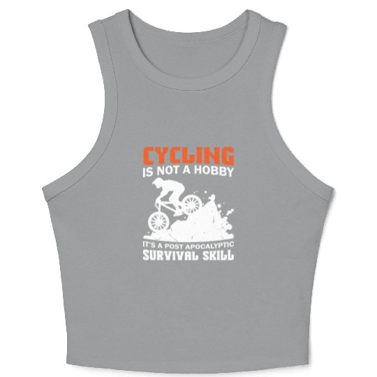 Cycling A Survival Skill Crop Tank Top