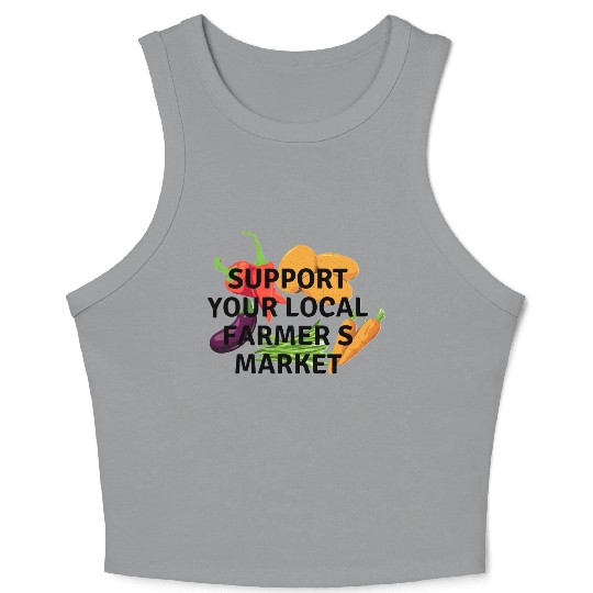 farmers market Crop Tank Top