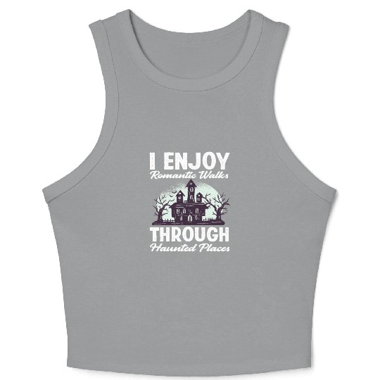 Lost Places Haunts Ghost Hunters Crop Tank Top