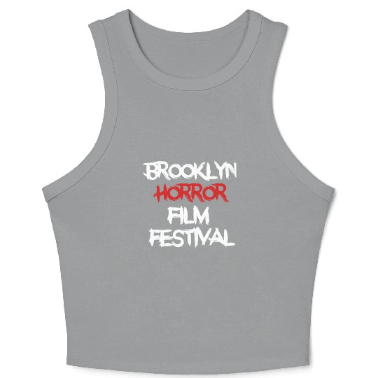 Brooklyn Horror Film Festival Black Crop Tank Top