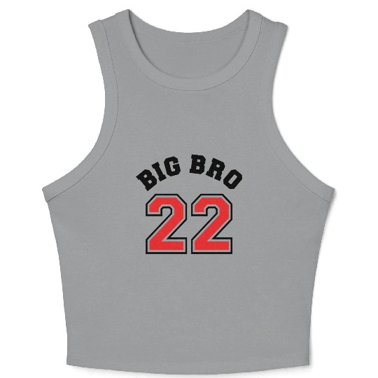 Big Bro 2022 Big Brother Baby Pregnancy Birth Boy Crop Tank Top