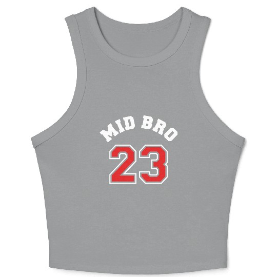 Mid Bro 2023 - Middle Brother Baby Birth Boy Crop Tank Top