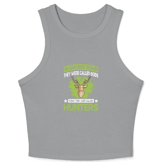Hunter Saying - American Deer Hunting Crop Tank Top
