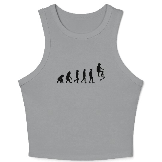Stunt Scooter Freestyle Scootering Evolution Crop Tank Top