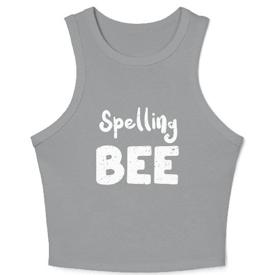 Spelling Bee - Teacher Crop Tank Top