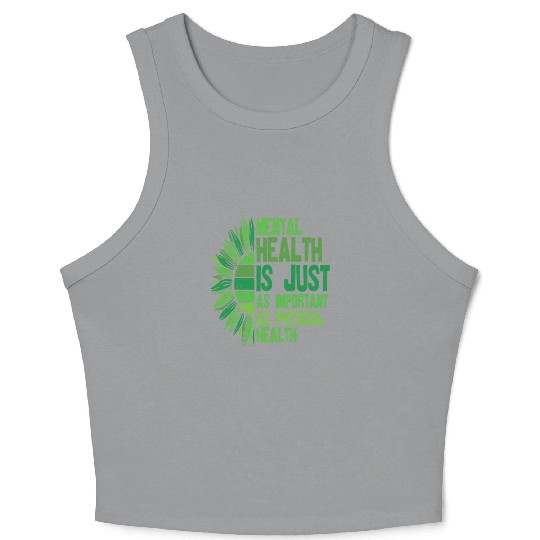 You Are Not Alone Mental Health Awareness Crop Tank Top