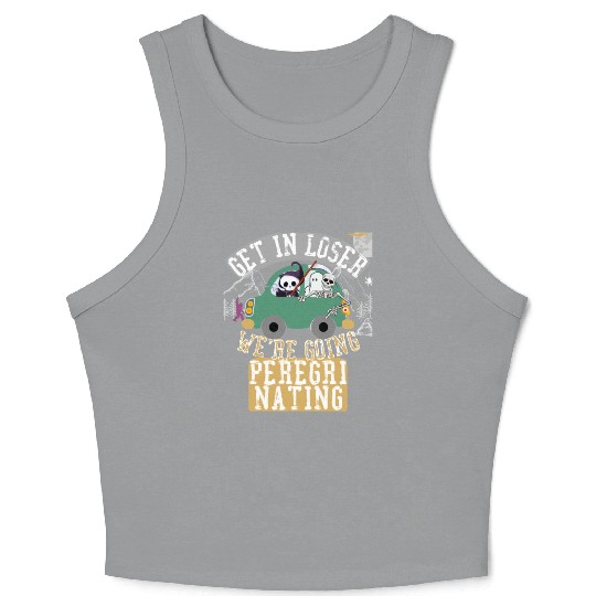 Get in loser we're going peregrinating Crop Tank Top
