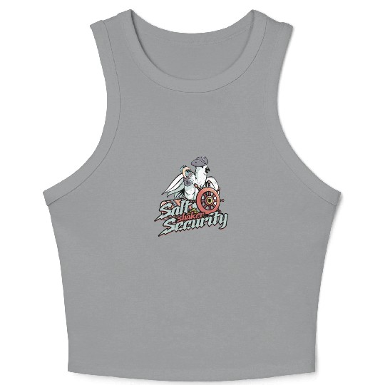 Salt Shaker Security - parrot Crop Tank Top