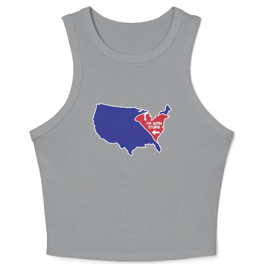 South Carolina for patriotic South Carolinians Crop Tank Top