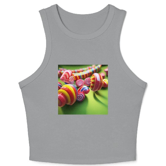 A glimpse into candy land version 1 Crop Tank Top