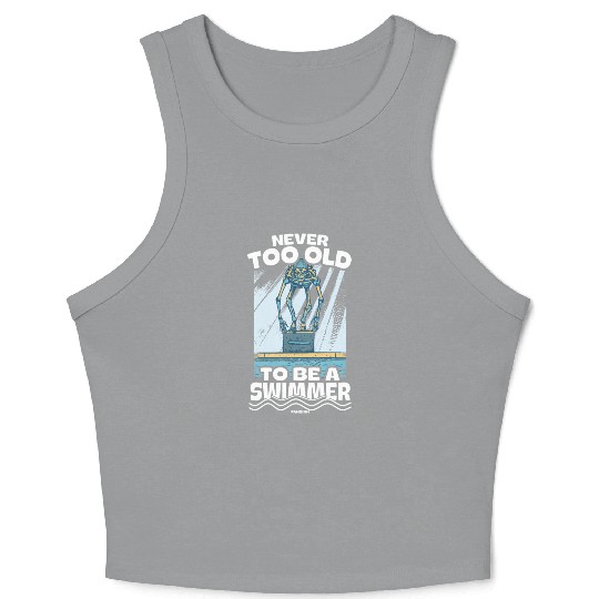 Swimming lifeguard swimming course outdoor pool gi Crop Tank Top