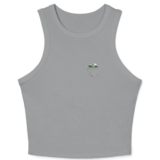 Farming Farmer Pocket Tractor Crop Tank Top