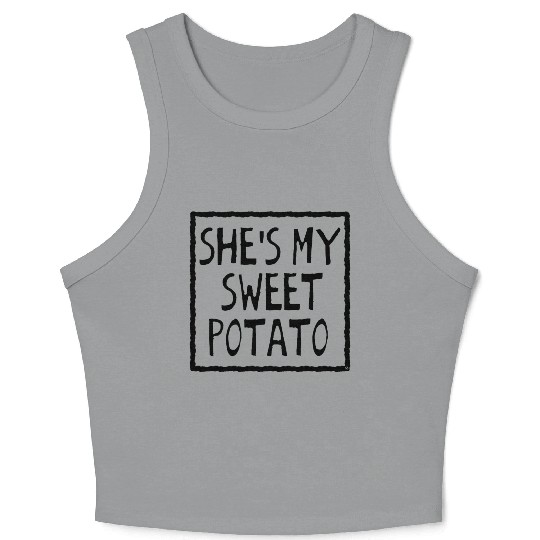 She's My Sweet Potato Crop Tank Top