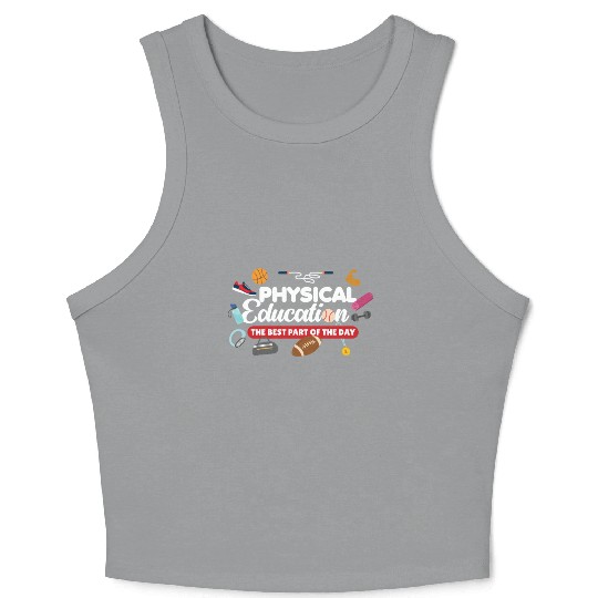 Physical Teacher Phys Ed Physical Education Crop Tank Top