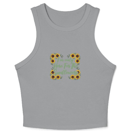 Sunflower Gardening Crop Tank Top