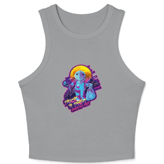 Trick or Treat, Smell my Feet Crop Tank Top