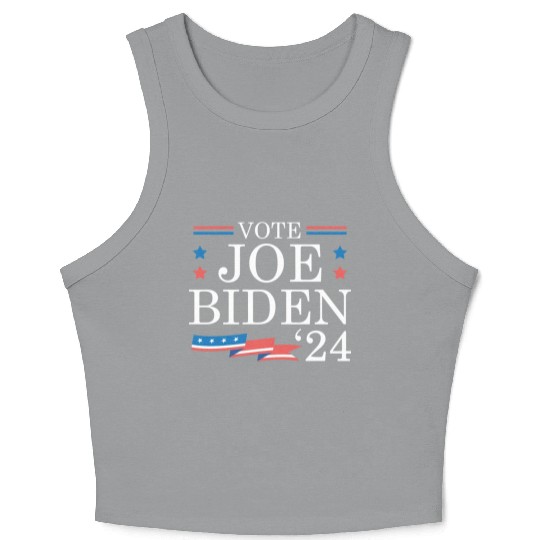 Vote Joe Biden 24 Crop Tank Top