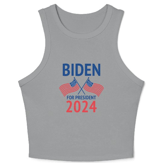 Joe Biden For President 2024 Crop Tank Top