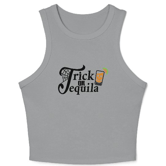 Trick Or Tequila SVG Cut File Crop Tank Top
