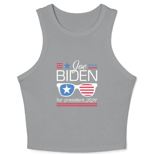 Joe Biden For President 2024 Crop Tank Top