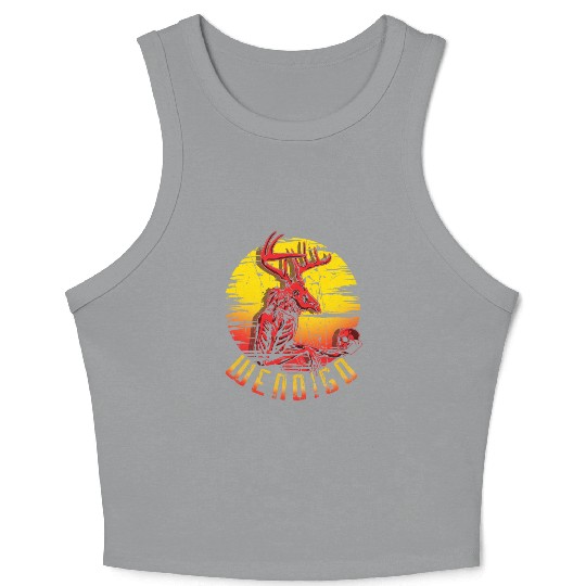 Wendigo Folk Creature Halloween Cryptid Crop Tank Top