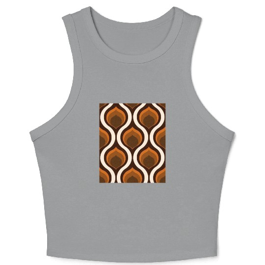 Autumn colors inscription on dress fall vibes Crop Tank Top