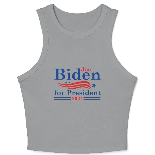 Joe Biden For President 2024 Crop Tank Top