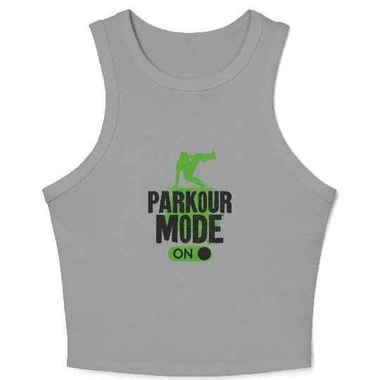 Parkour Free Running Traceur Crop Tank Top