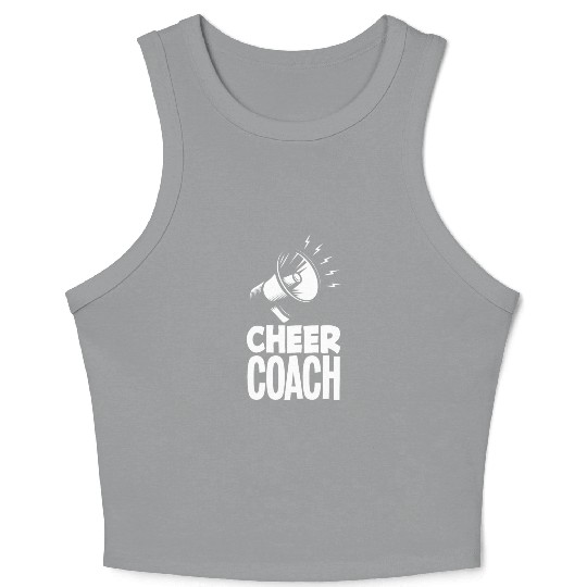 Cheer Coach Cheerleading Coach Cheerleader Coach Crop Tank Top