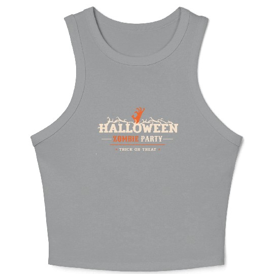 Zombie Party Crop Tank Top