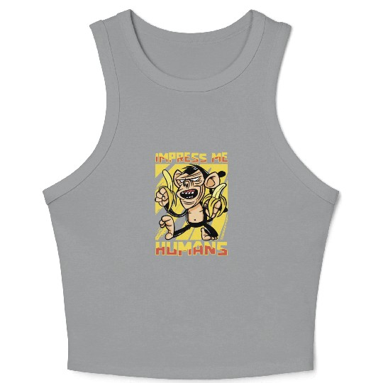 Monkey Banana Crop Tank Top