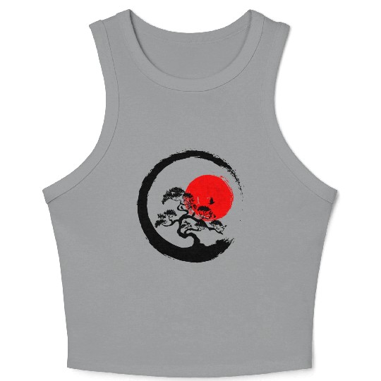 JAPANESE BONSAI TREE Crop Tank Top