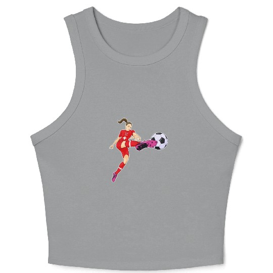 Swiss National Soccer Team I Football Switzerland Crop Tank Top
