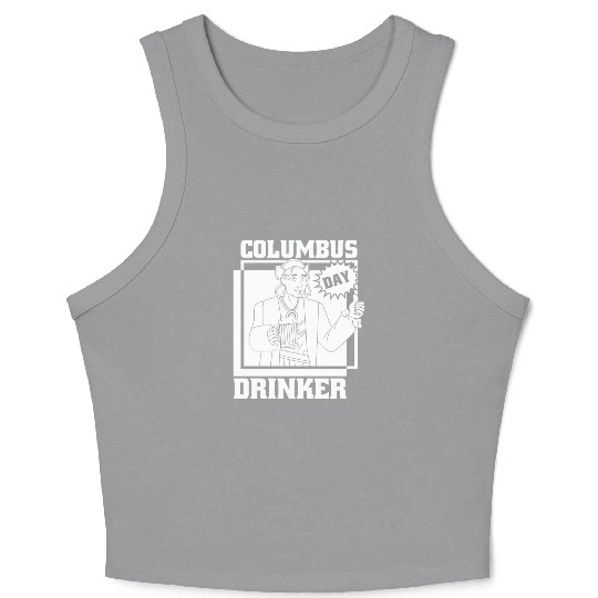 Columbus Day 1492 Crop Tank Top