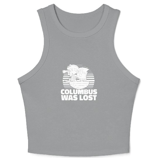 Columbus Day 1492 Crop Tank Top