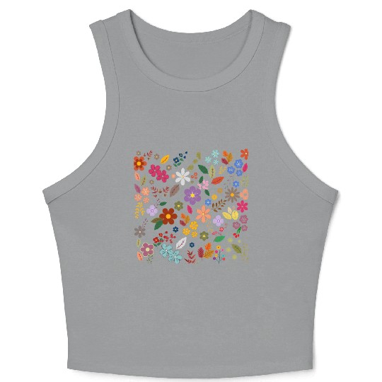 wildflowers Crop Tank Top