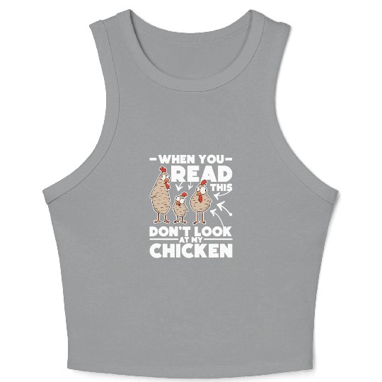 Chicken Farmer Crop Tank Top