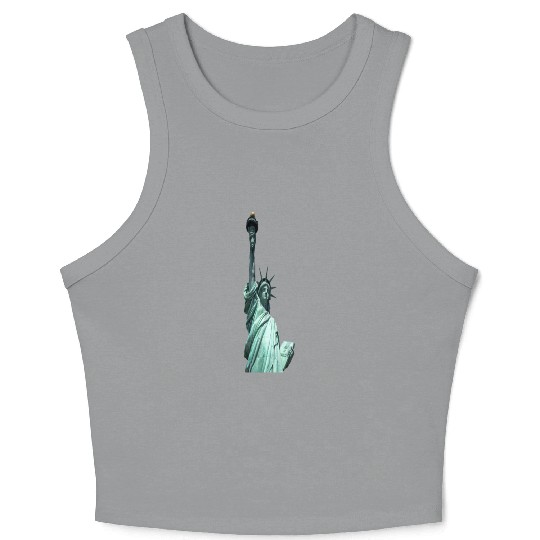 statue of liberty Crop Tank Top