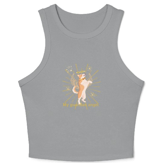 My guardian angel Crop Tank Top