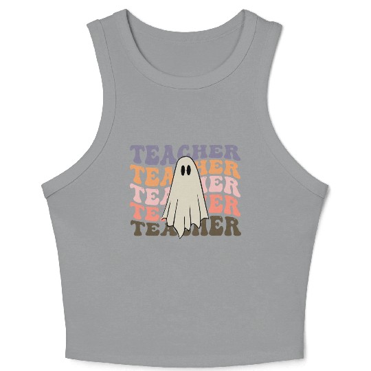 ghost teacher Crop Tank Top