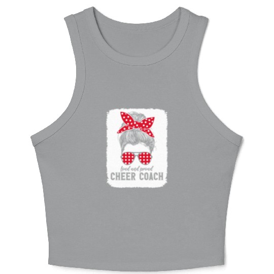 Witty Cheer Coach Lifestyle Ironic Sarcastic Quote Crop Tank Top