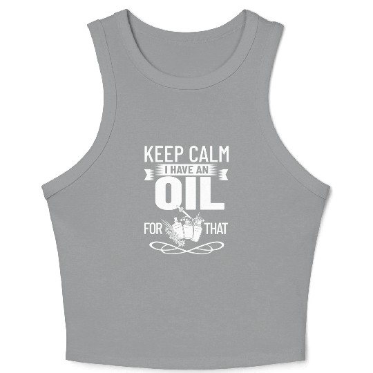 Essential Oil Diffuser Peppermint Aromatherapy Crop Tank Top