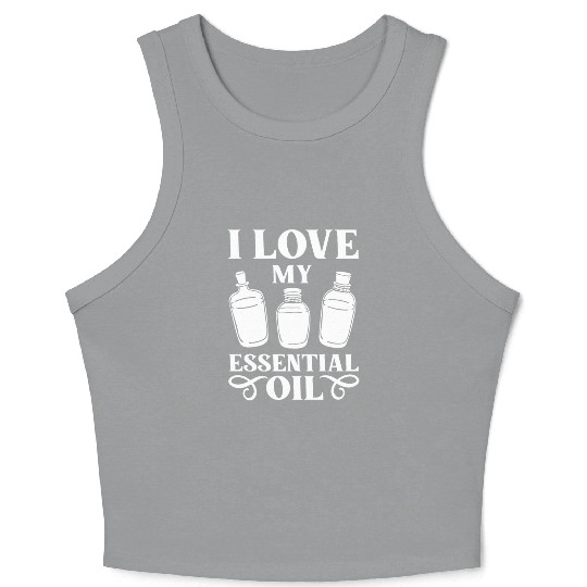 Essential Oil Diffuser Peppermint Aromatherapy Crop Tank Top