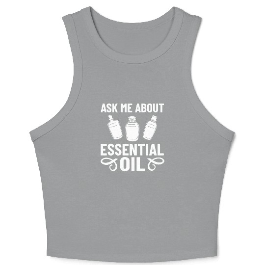 Essential Oil Diffuser Peppermint Aromatherapy Crop Tank Top