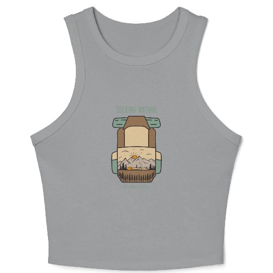 Seeking Nature - The Nomad Lifestyle Crop Tank Top