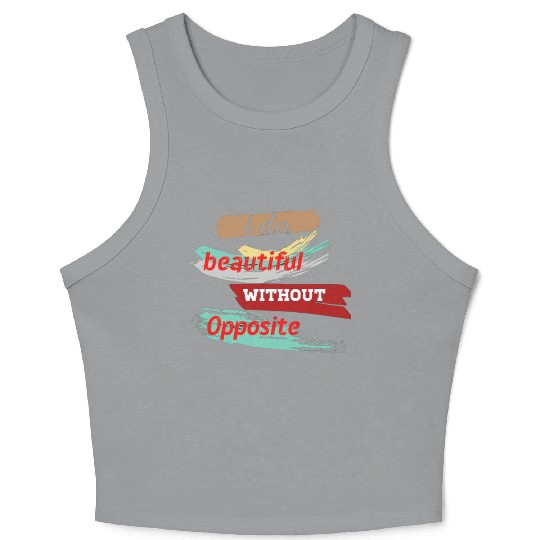 Do something beautiful for free Crop Tank Top