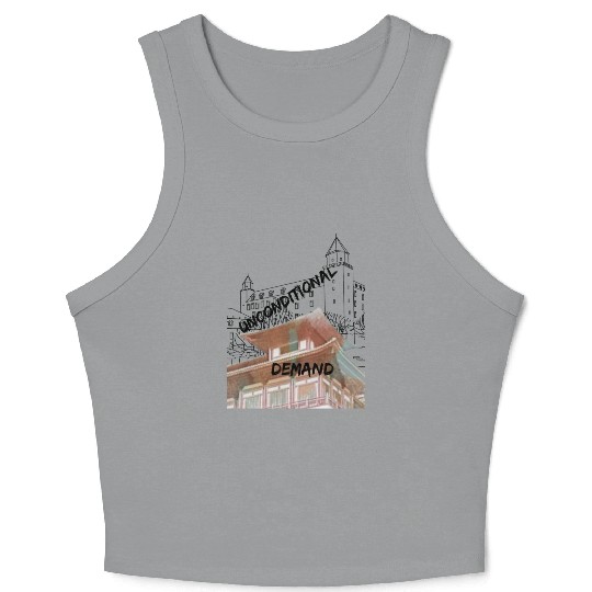 Pool Boy At The Vampire Manson Crop Tank Top