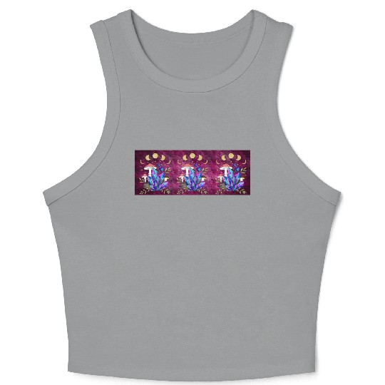 Hedgehog in dreamland - Format E Crop Tank Top
